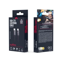Maxlife MXUC-12 kabelis USB-C - Lightning 2,0 m 27W juodas