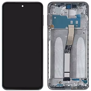 LCD screen Xiaomi Redmi Note 9 Pro/Note 9S with touch screen with frame Grey original (used Grade C)