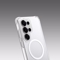 Rock Crystal Clear Magnetic Series Dėklas for Samsung Galaxy S26 Ultra skaidrus-juodas