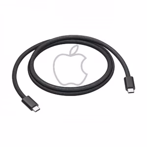 USB laidas Apple Woven MQKJ3ZM/A (A2795) juodas 100cm Type-C / Type-C / 100% originalus /
