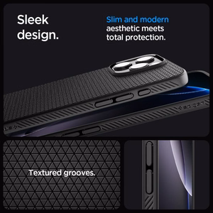Spigen Liquid Air dėklas telefonui iPhone 16 Pro Max - juodas