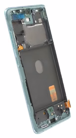 LCD ekranas Samsung G780/G781 S20 FE su lietimui jautriu ekranu ir rėmeliu Cloud Mint Green originalus (naudotas, Grade B)