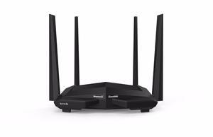 Tenda AC10 belaidis maršrutizatorius Gigabitinis eternetas Dviguba juosta (2,4 GHz / 5 GHz) Juoda