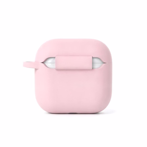 Etteri silikoninis dėklas, skirtas AirPods 4 šviesiai rožinis