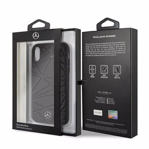 Mercedes Twister dėklas telefonui iPhone Xr - juodas