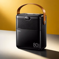 Išorinė baterija Power Bank Remax RPP-118 22.5W 80000mAh juoda