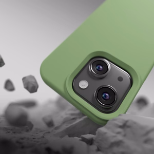 Etteri silikoninis dėklas telefonui iPhone 13 6,1" šviesiai žalias