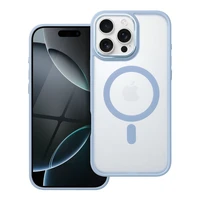 Dėklas telefonui MATTE MAG COVER, suderinamas su MagSafe IPHONE 16 Pro Max, mėlynas