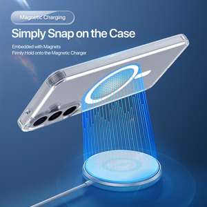 DUX DUCIS case CLIN MAG compatible with MagSafe for SAMSUNG S26 FE transparent