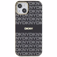 DKNY IML mono ir juostų magnetinis dėklas telefonui iPhone 15/14/13 - juodas