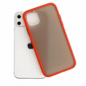 Vennus Color Button Bumper dėklas telefonui Iphone 11 Pro raudonas