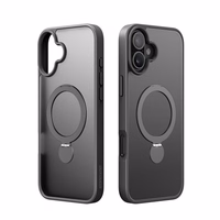 Dėklas Dux Ducis "Yind 360 Ring Stand" Apple iPhone 16 Pro juodas