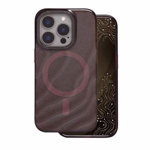 „Tecto Shield Desert Mag“ dėklas, skirtas iPhone 15 Pro Max 6,7", raudonmedžio spalvos