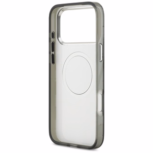 Karl Lagerfeld IML KL Monograma Magnetinis dėklas iPhone 17 Pro Max - juodas