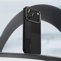 Benks Montage magnetinis Armor Pro Kevlar dėklas su metaliniu rėmeliu 600D+1500D (MA67) Iphone 17 telefonui juodas (su fotoaparato valdymo mygtuku)