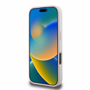 Guess 4G apatinis dėklas telefonui iPhone 16 Pro Max (m) - rožinis