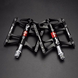 Rockbros JT410 4.10 dviračio pedalai su 4 guoliais – juodi