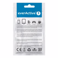 everActive USB kabelis 1 m - Baltas, silikoninis, greito įkrovimo palaikymas, 2,4 A - CBS-1MW