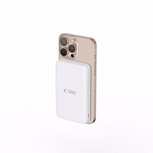 Tech-Protect PB24 LifeMag QI2 MagSafe 10000mAh Išorinė baterija (f) - balta