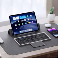 Dux Ducix "Ok Series" belaidė Bluetooth klaviatūra su jutikliniu kilimėliu juoda