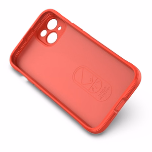 Magic Shield Case dėklas telefonui iPhone 14 Plus lankstus šarvuotas dangtelis raudonas