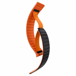 Spigen Athlex Air M dirželis Apple Watch 44/45/46/49 mm, juodas ir oranžinis