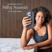 dėklas-Mate Silicone MagSafe - dėklas iPhone 15 Pro Max (juodas)