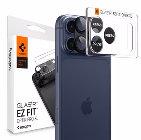 Spigen Optik Pro XL kameros stiklas iPhone 17 Pro juodas