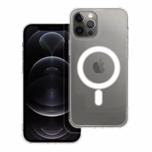 Чехол для iPhone 12 PRO MAX Clear Mag Cover (STR) совместимый с MagSafe прозрачный