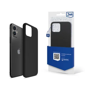 3mk silikoninis dėklas iPhone 11 - juodas