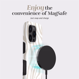 MIO Sandy Zebra Magsafe Case Compatible for iPhone 16 Pro