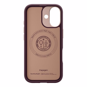 Spigen Nano Pop Mag MagSafe dėklas iPhone 17 telefonui – burgundiškas