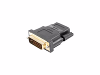 Lanberg AD-0010-BK kabelių lizdinio / kištukinio jungčių tipo keitiklis HDMI DVI-D Juoda