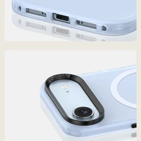 Benks Magnetic Lucid Armor dėklas (C068) iPhone 17 Air mėlynas (Camera Control mygtukas)