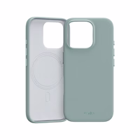 Benks magnetinis Vita Pro silikoninis dėklas telefonui, skirtas Iphone 16 Pro, žalias