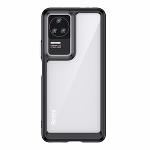 Чехол Outer Space для Xiaomi Poco F4 5G с гибкой рамкой чёрный