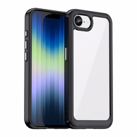 Outer Space dėklas telefonui iPhone 16e lankstus rėmo dangtelis - juodas