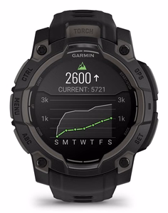 Garmin Instinct 3 AMOLED išmanusis laikrodis juodas