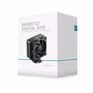 DeepCool AK400 G2 Digital NYX procesoriaus oro aušintuvas 12 cm juodas 1 vnt.