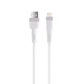 "Setty" USB - "Lightning" kabelis 1,2 m 2A KNA-L-1.220 baltas