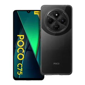 Skaidrus dėklas 2 mm XIAOMI POCO C75 (apsauga kamerai) skaidrus