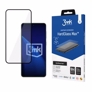 Sustiprintas viso ekrano grūdintas stiklas 3mk HardGlass Max Black, skirtas "Samsung Galaxy M55