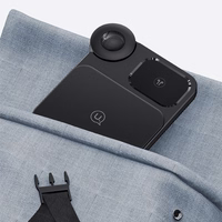 USAMS Indukcinis įkroviklis 3in1 15W juodas CD190WXC01 (US-CD190)