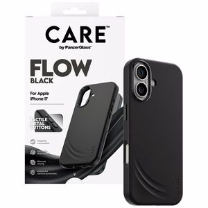 CARE by PanzerGlass Funkcinis FLOW Magnetinis dėklas telefonui iPhone 17 - Juodas