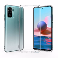 Dėklas telefonui 2 mm BOX XIAOMI Redmi Note 10 / 10S skaidrus