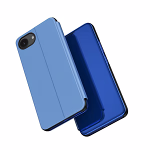 Чехол Clear View для iPhone 16e / 17e с откидной крышкой - синий