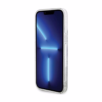 Karl Lagerfeld KLHMP14XHGKCNOT dėklas iPhone 14 Pro Max 6.7" - skaidrus kietas dėklas Karl&Choupette blizgantis MagSafe