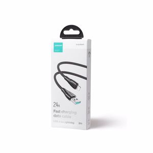 Joyroom Surpass Series A11 USB-A / Lightning 2.4A kabelis 2 m - juodas
