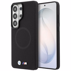 BMW M Metal Logo MagSafe dėklas Samsung Galaxy S26 Ultra, juodas