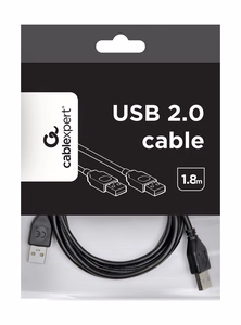 Gembird CCP-USB2-AMAM-6 USB kabelis USB 2.0 1,8 m USB A Juoda